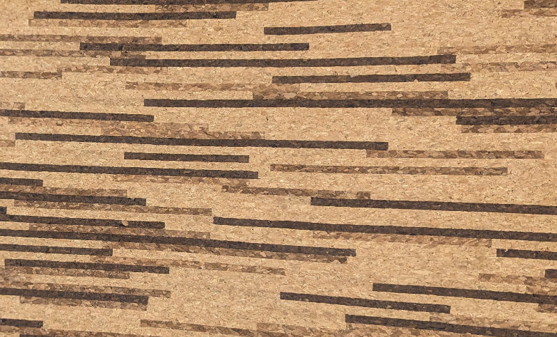 Tradition Unfinished Glue-down Cork Floor Tiles Fineline Dark
